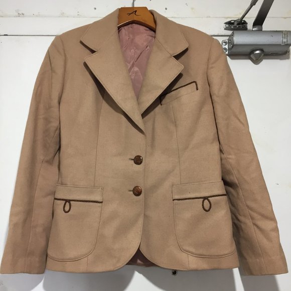 VINTAGE LIGHTWEIGHT WOOL JACKETS SIZE S - Picture 1 of 6